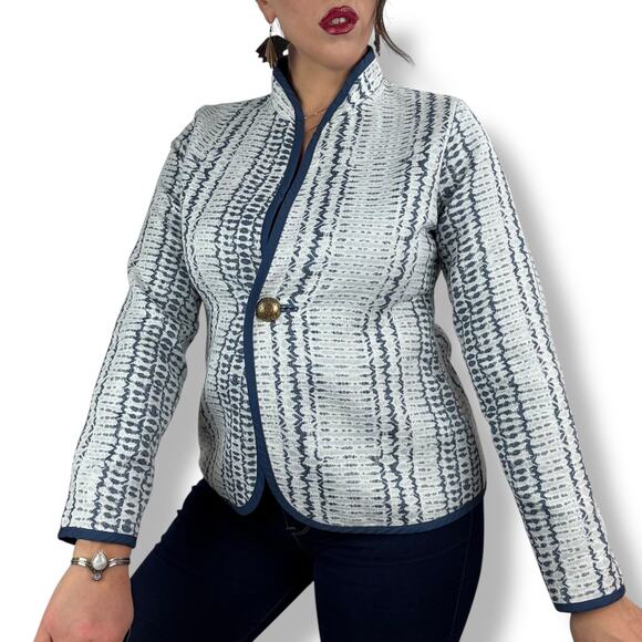 New with tags TRIMDIN Artisan crafted reversible tie-dye jacket - Picture 4 of 17